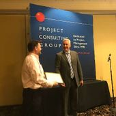 Foto voor Project Consulting Group: Greg receiving partner designation at PCG