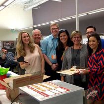 Bridgework Partners-foto van: BridgeWork Partners baking fresh cookies for a client at their office!