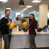 Foto voor ConstructConnect: Those who hydrate together, sell together!
