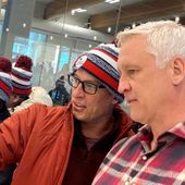Foto voor Project Consulting Group: Company CEO Greg McGrane plotting out curling strategy